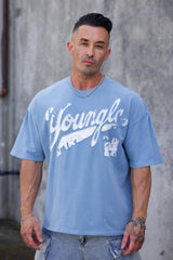 4182 - Distressed Script Tees
