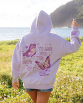 "To Live For the Hope of it All" Hoodie in Lilac
