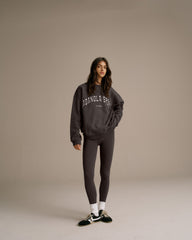 AS Oversized Sweatshirt - Washed Coffee Bean