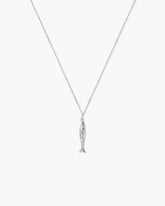 Silver Anchovy Necklace