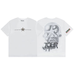 Travis Scott Urban Graphic Print Streetwear Tee