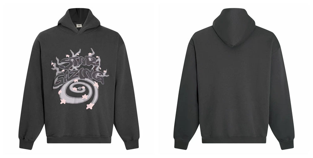 Broken Planet Distressed Graphic Hoodie