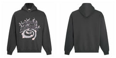 Broken Planet Distressed Graphic Hoodie