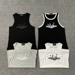 Broken planet, trendy high street, summer sports and leisure, pure cotton base shirt, sleeveless vest, sweatshirt top
