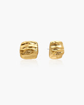 Textured Square Stud Earrings