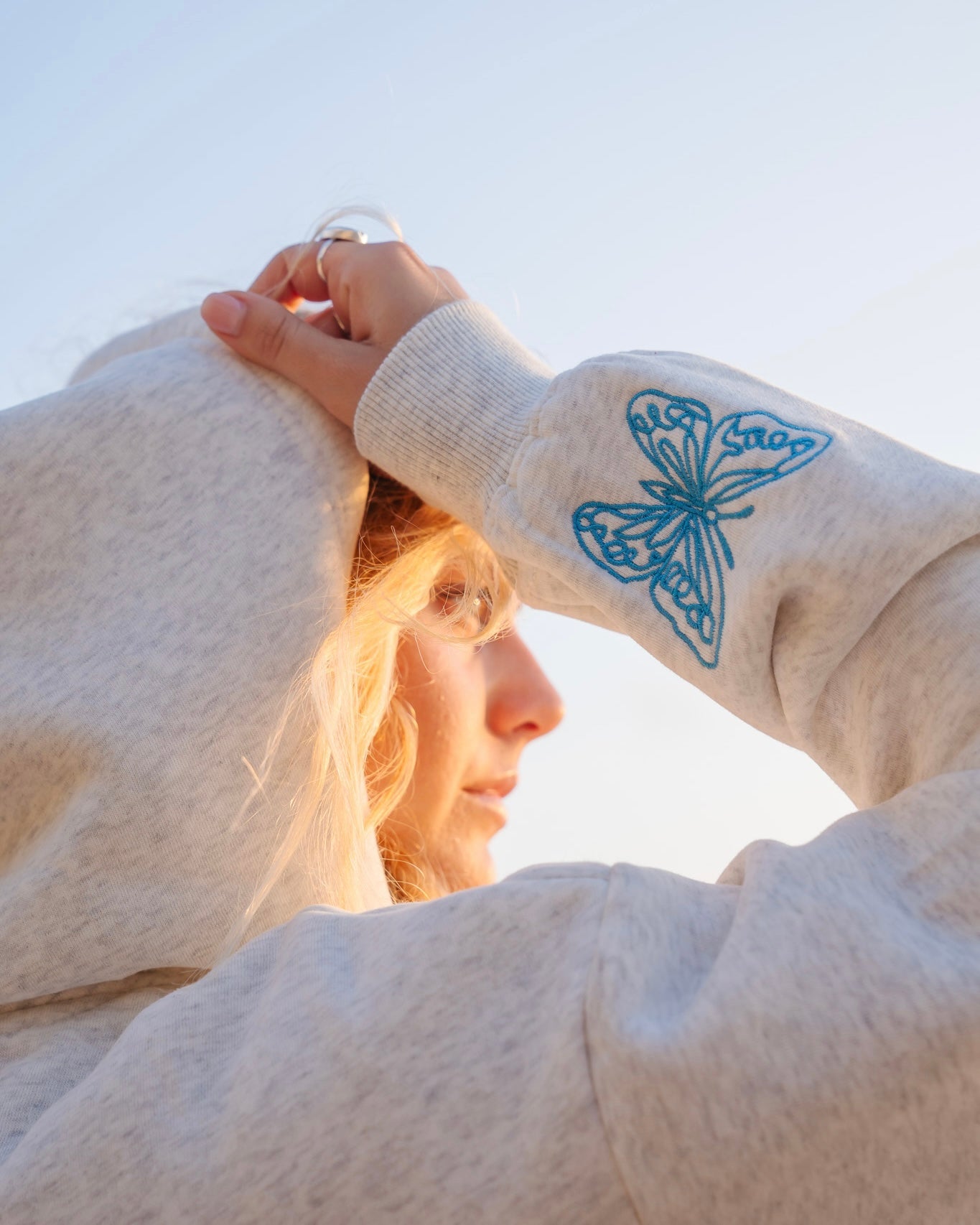 "To Live For the Hope of it All" Hoodie in Heather