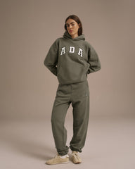 ADA Oversized Hoodie - Olive Green