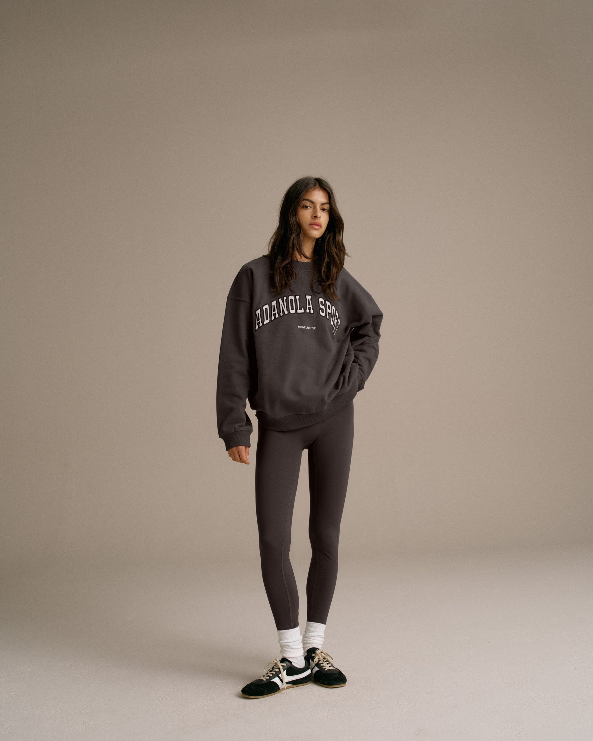 AS Oversized Sweatshirt - Washed Coffee Bean