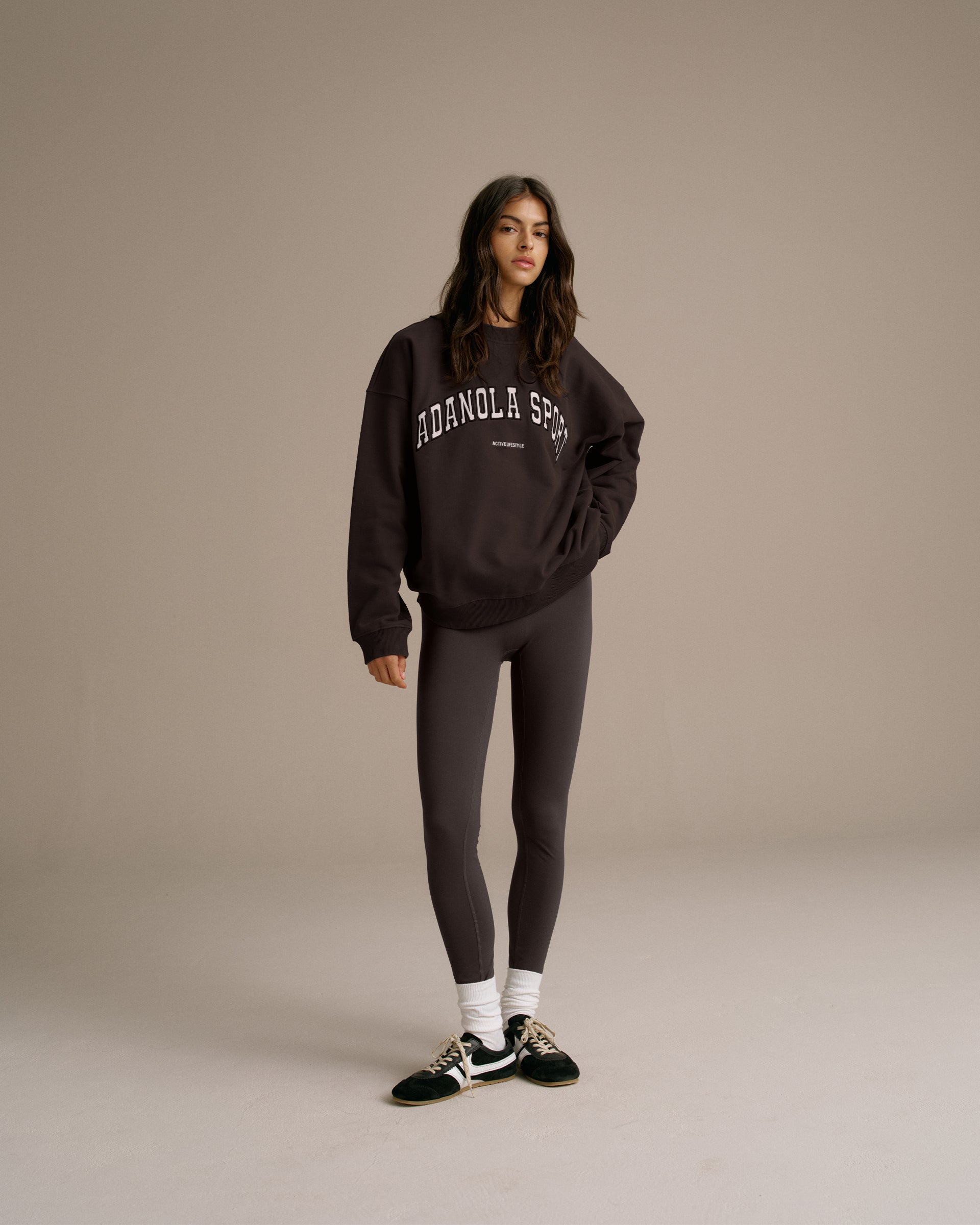 AS Oversized Sweatshirt - Coffee Bean