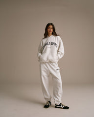 AS Oversized Hoodie - Light Grey Melange