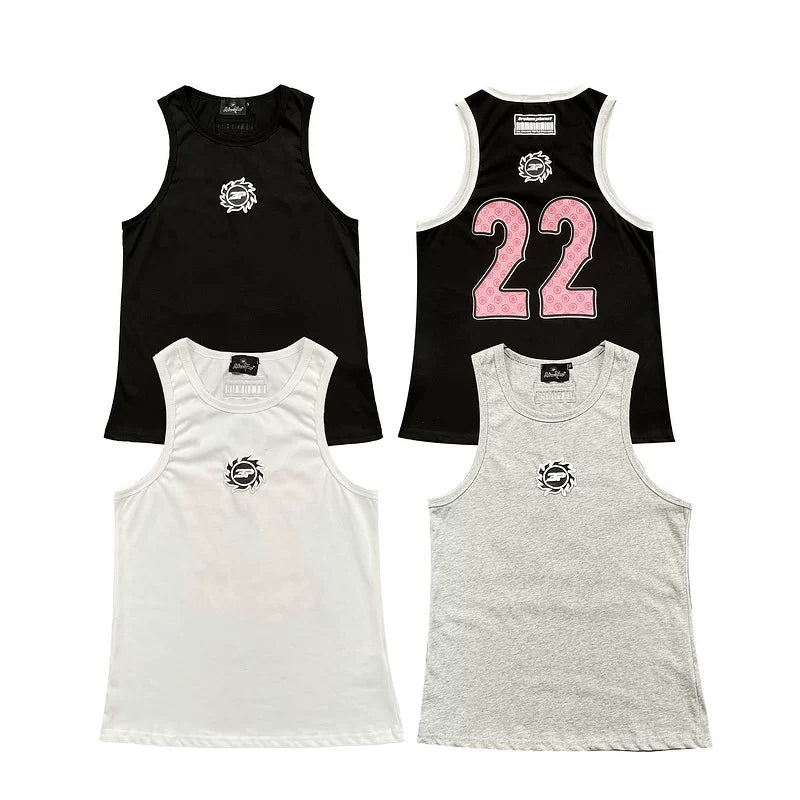 Broken Planet European and American high street fashion brand summer sports and leisure pure cotton sleeveless vest base sweatshirt fog