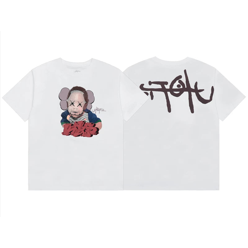 Travis Scott Oversized Hip Hop Style Short Sleeve Tee
