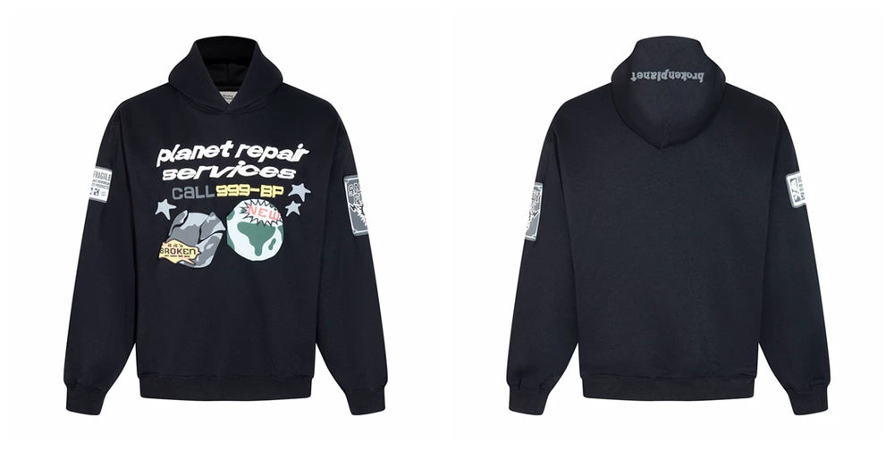 Broken Planet Space Graphic Hoodie