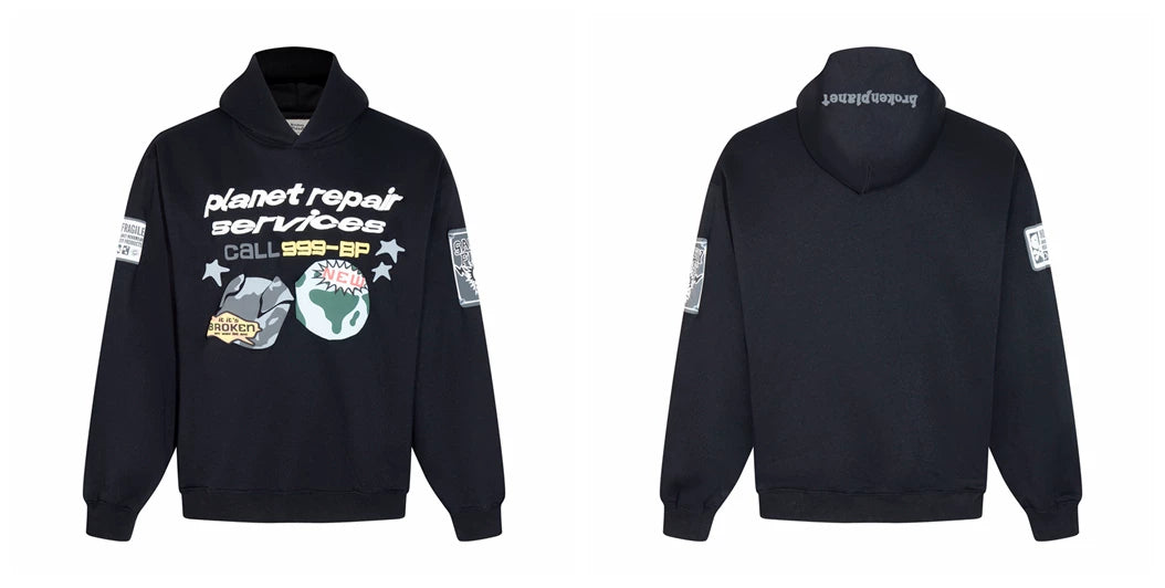 Broken Planet Space Graphic Hoodie