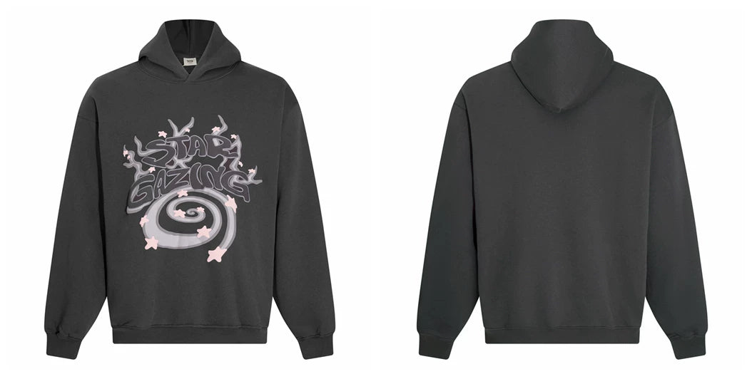 Broken Planet Distressed Graphic Hoodie