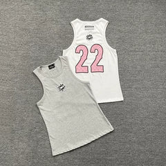 Broken Planet European and American high street fashion brand summer sports and leisure pure cotton sleeveless vest base sweatshirt fog