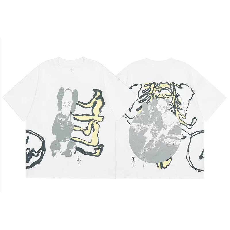 Travis Scott Cartoon Graphic Streetwear Tee
