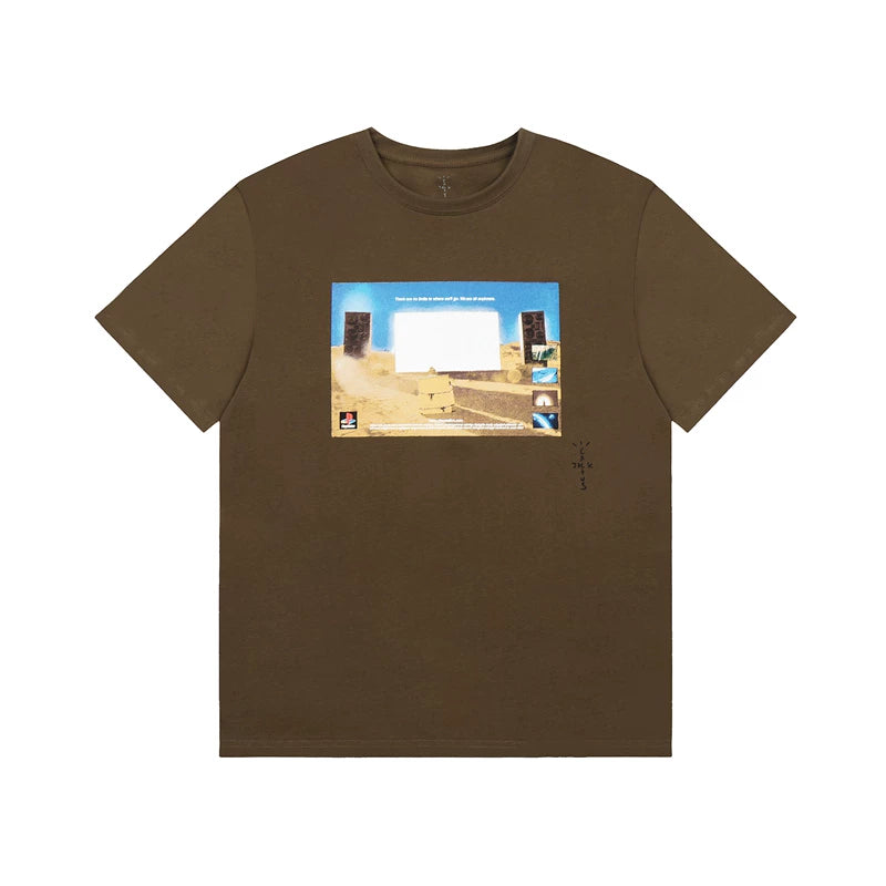 Travis Scott Casual Graphic Shirt