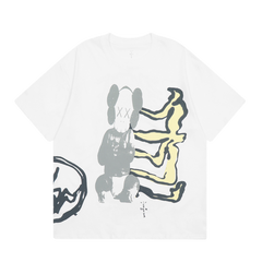 Travis Scott Cartoon Graphic Streetwear Tee