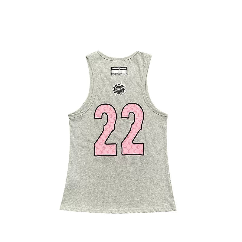 Broken Planet European and American high street fashion brand summer sports and leisure pure cotton sleeveless vest base sweatshirt fog