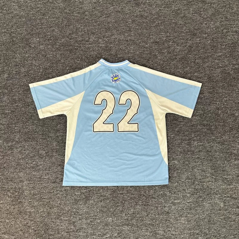 Broken planet shirt, American high street fashion brand, summer sports and leisure contrasting color jersey, short sleeved T-shirt