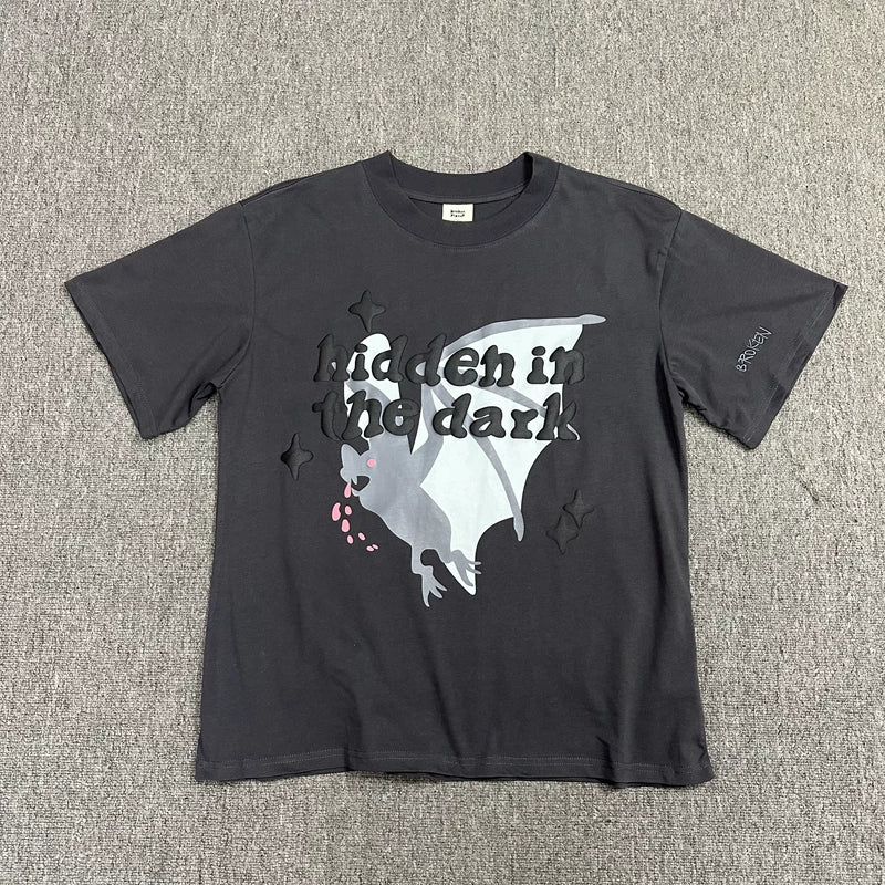 Broken Planet niche trendy brand American high street couple fun foam printed pure cotton short sleeved T-shirt