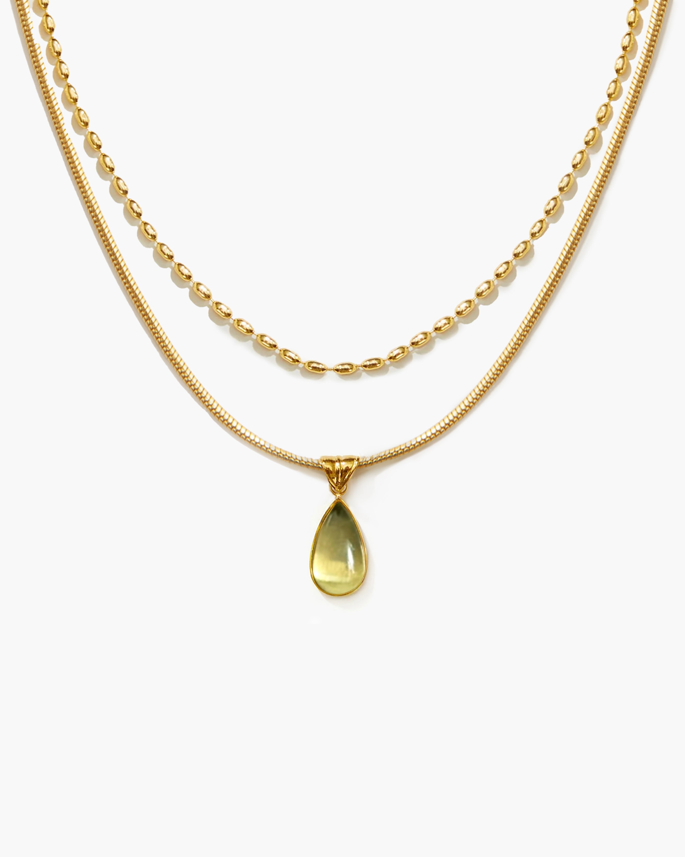 Waterdrop Necklace in Marine Blue