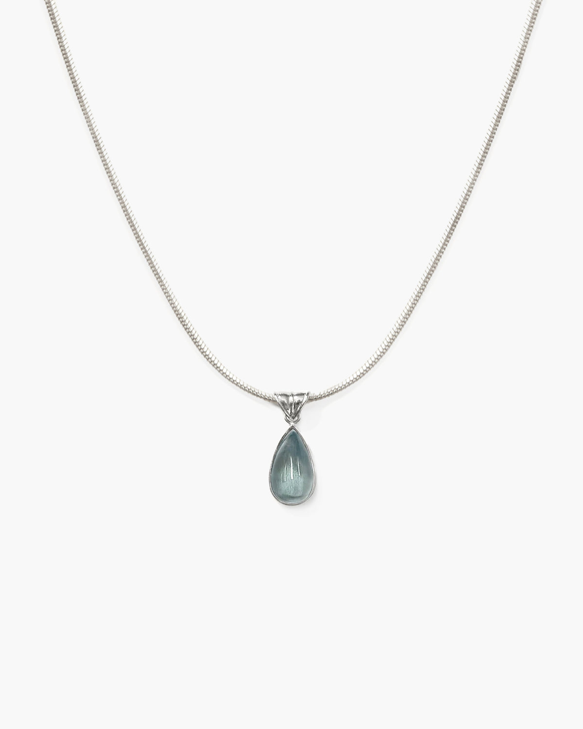 Waterdrop Necklace in Marine Blue